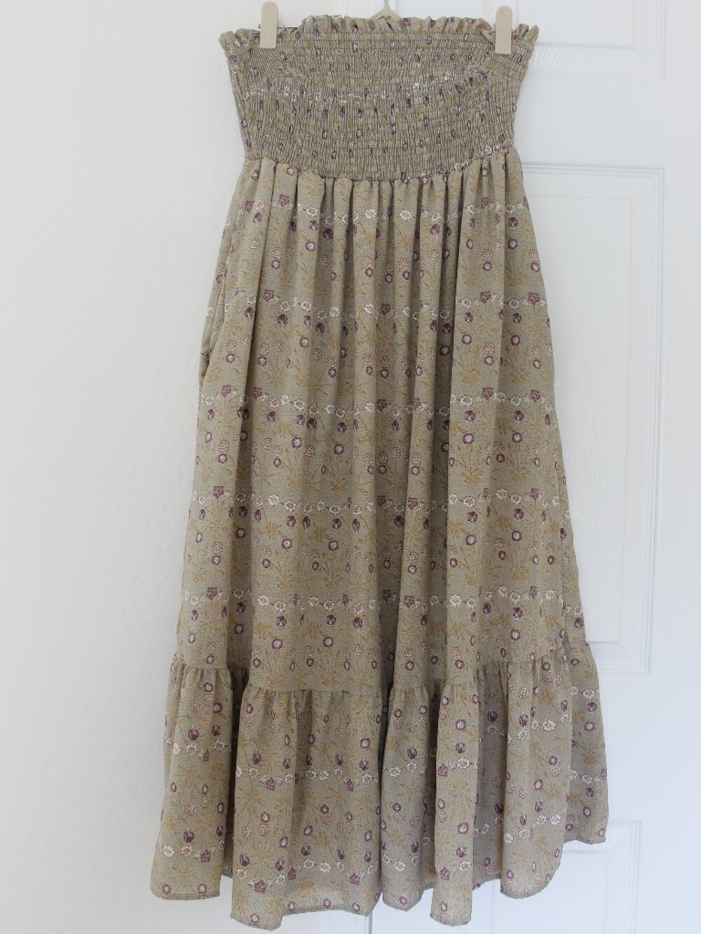 Maternity Strapless Dress